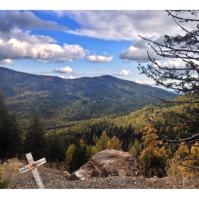 Beautiful changing of the season near Republic, Washington.