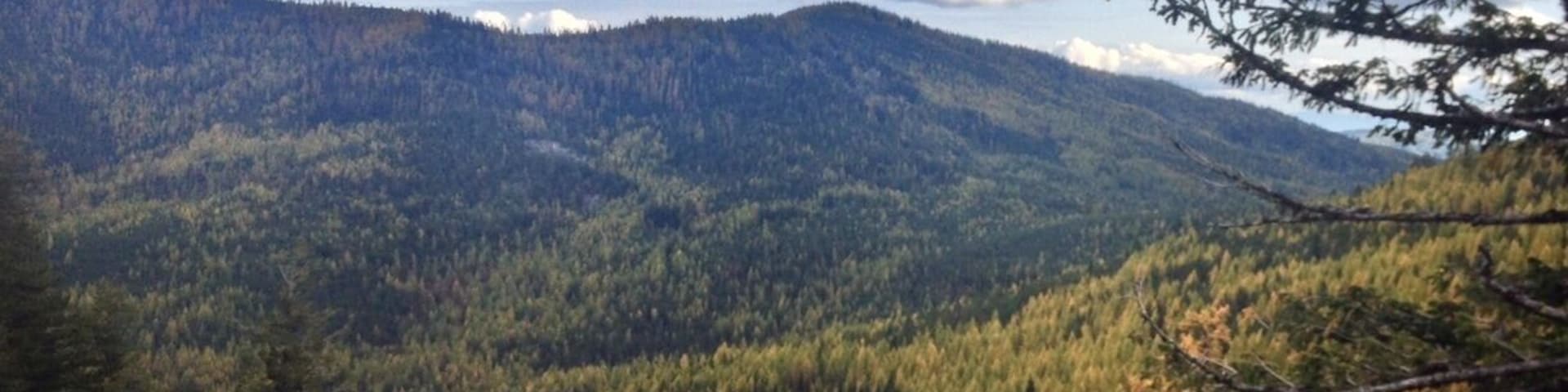 Beautiful changing of the season near Republic, Washington.