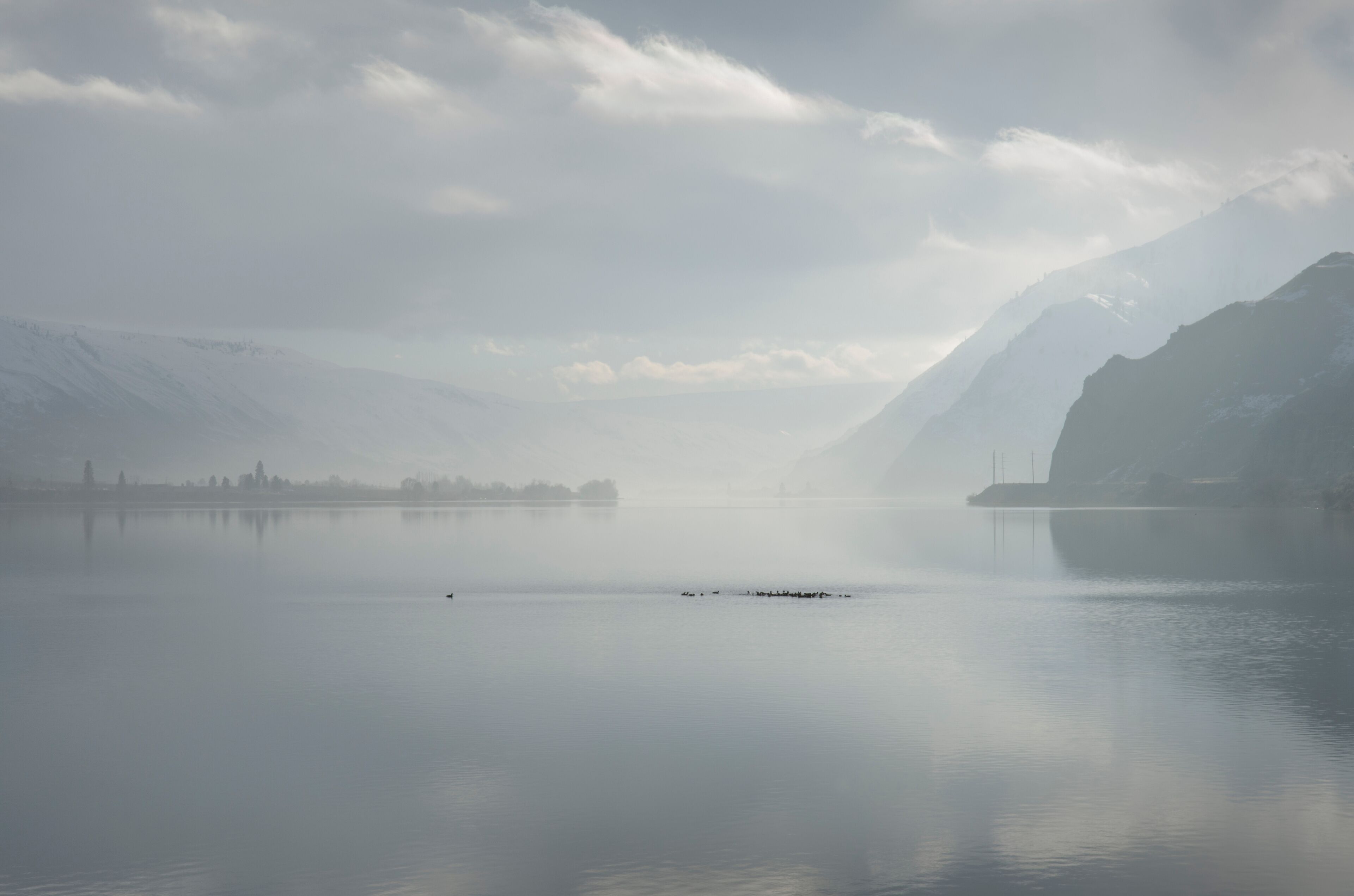 USA, Washington State. Columbia River near Entiat.