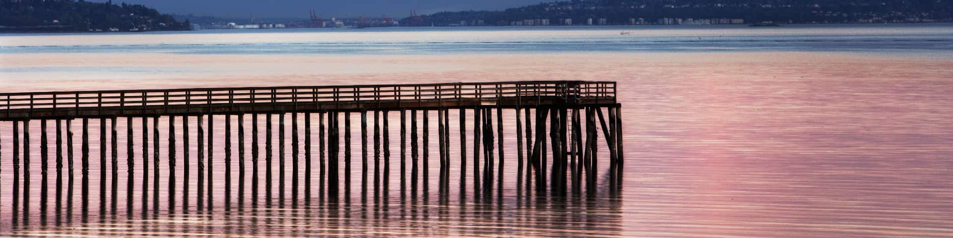 Dock, Pier and Mountain