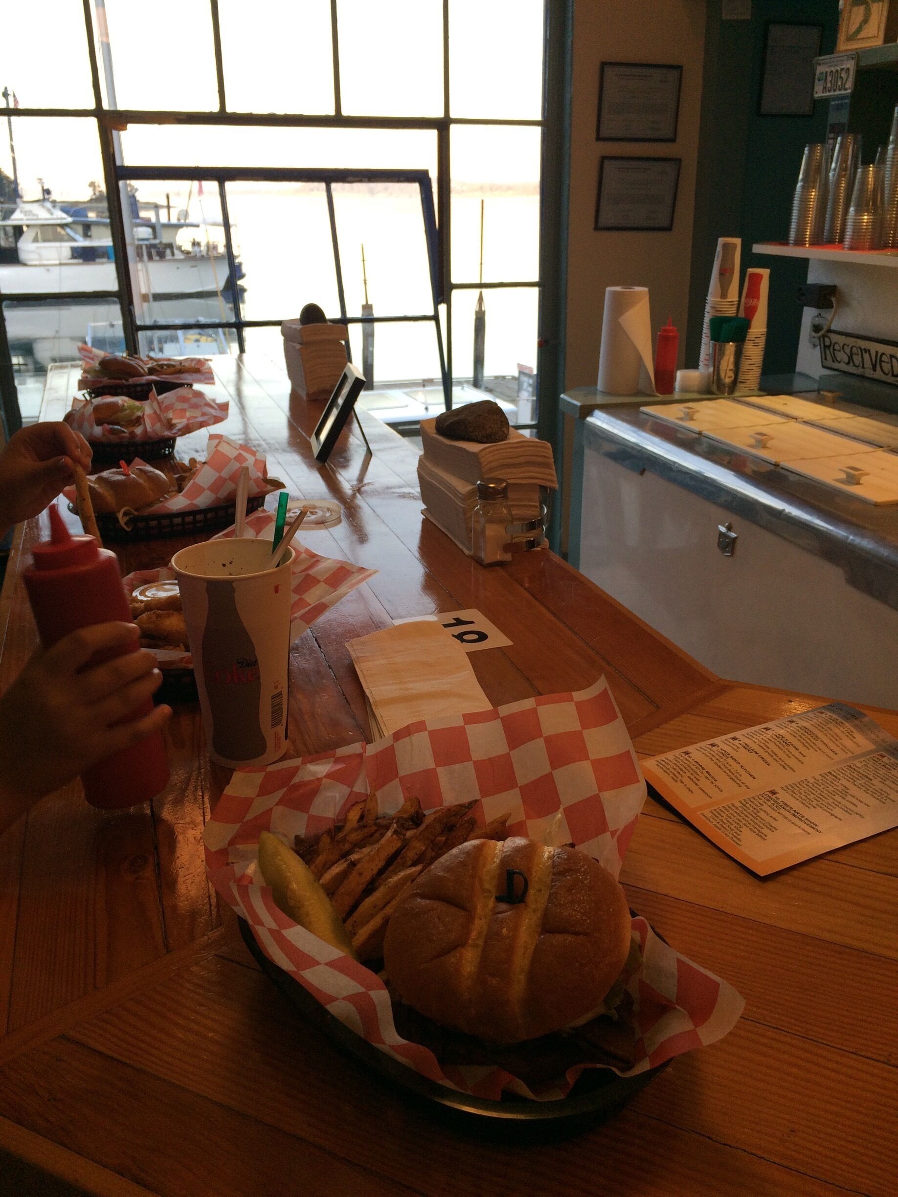 Great cheeseburgers and milkshakes (and beer). A most down-home, small-town lunch counter with a huge deck. Perfect stop if you're boating on the south sound.