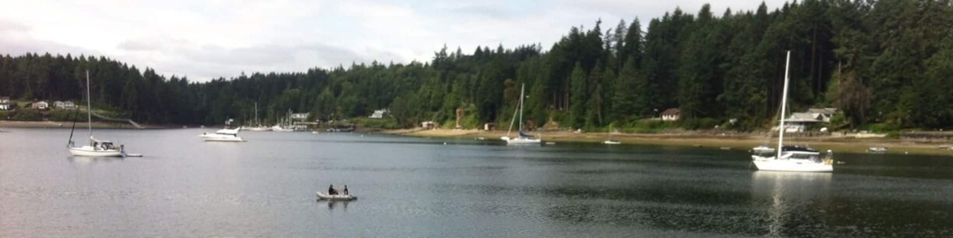 Shore leave in Filucy Bay.