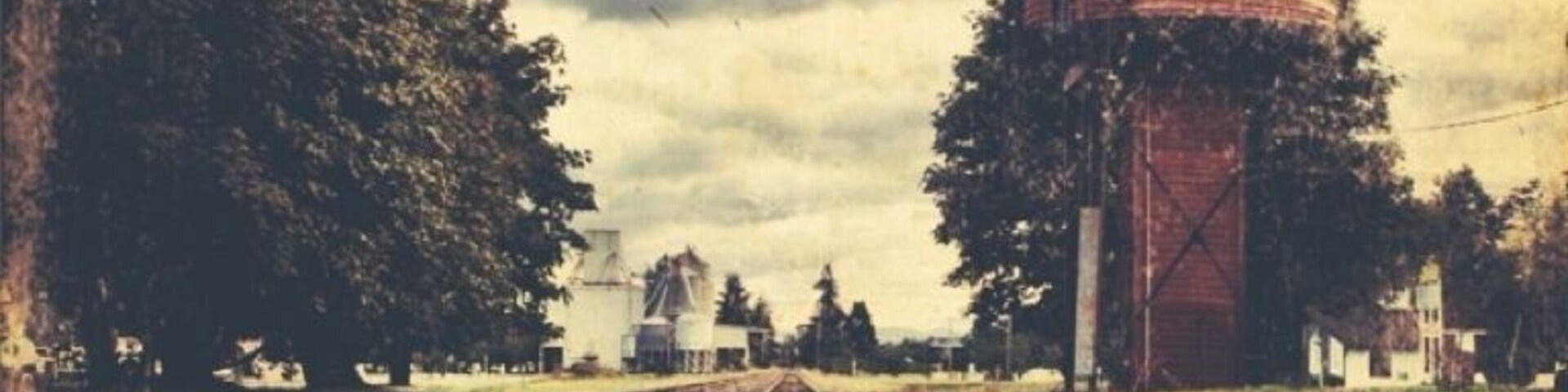Who can't get down with some train tracks and a water tower?