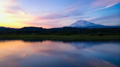 Mt. Adams from trout lake. Shot using iPhone 5s