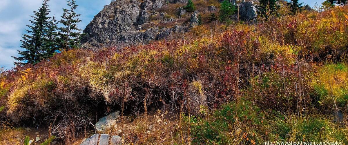 The trail to Silver Star Mountain is an embarrassment of riches when it comes to promontories and rock formations.
Pyramid Rock is visible along the trail heading up to Silver Star, and is apparently accessible via an intersecting trail.
I have no stats on the size of the promontory, but its altitude is listed as 3,561 feet.