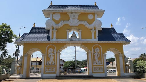 The main entrance to the temple