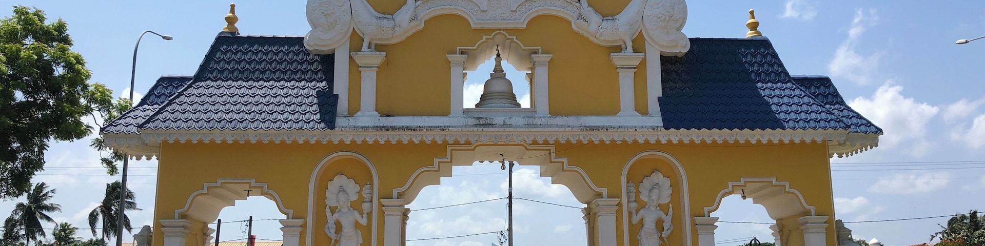 The main entrance to the temple