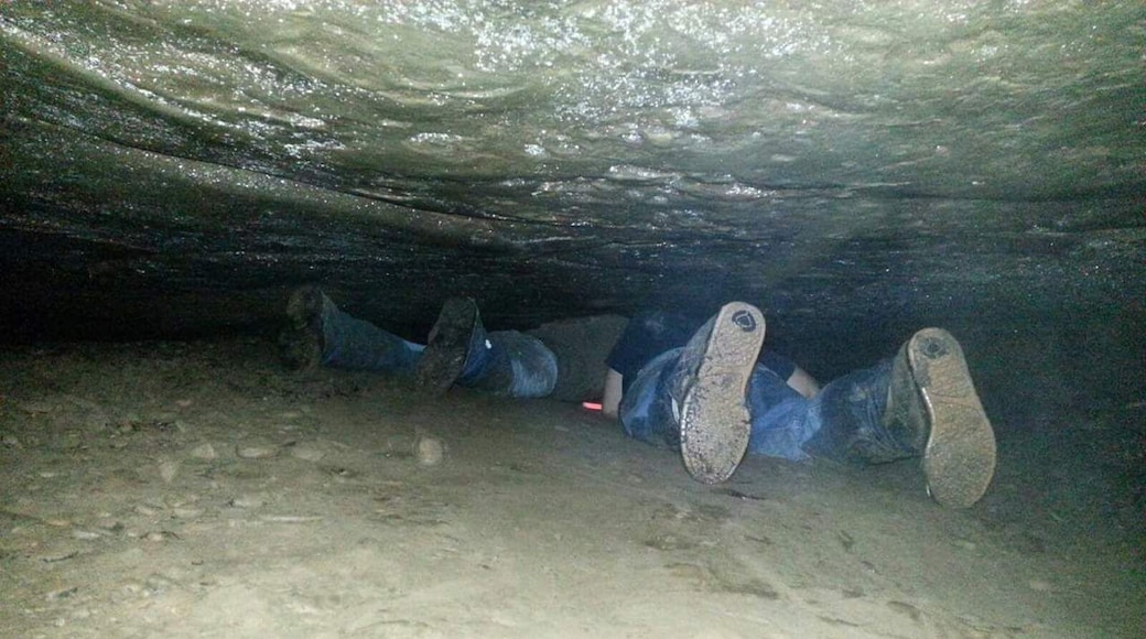Let's go caving. Perfect cave to explore with your friends.