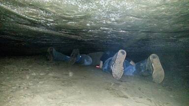 Let's go caving. Perfect cave to explore with your friends.