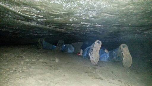 Let's go caving. Perfect cave to explore with your friends.
