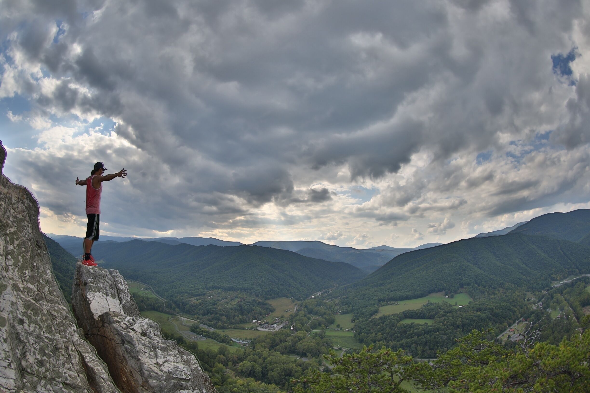 #hiking.. i love hiking being out doors following a trail or just making my own fresh air and the out doors is amazing. i hike every chance i can close to home or travel to find new locations, I'm from akron Ohio but i love to travel this photo was from...Seneca Rock WV was about a 4hr drive for me  but well worth it and the hike and view was breath taking  can't wait to g back  
