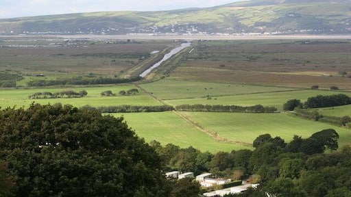 Cors Fochno and the Leri The best views of Cors Fochno are from the hills to the south and the east. This is looking from bridlepath above Dol y Bont