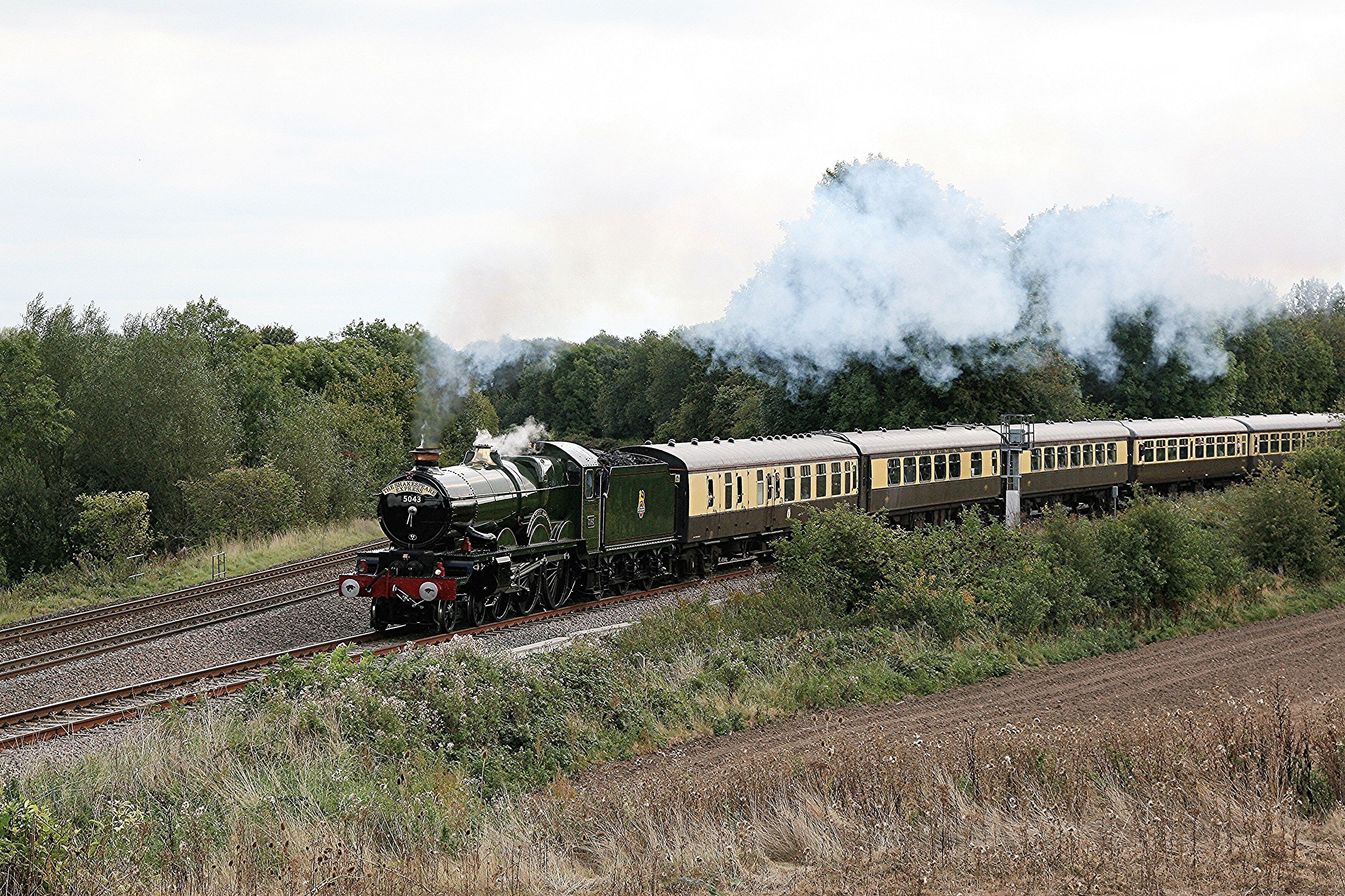 Castle Class 5043 Earl f Mount Edgcome hatton north Junction 13-09-2009