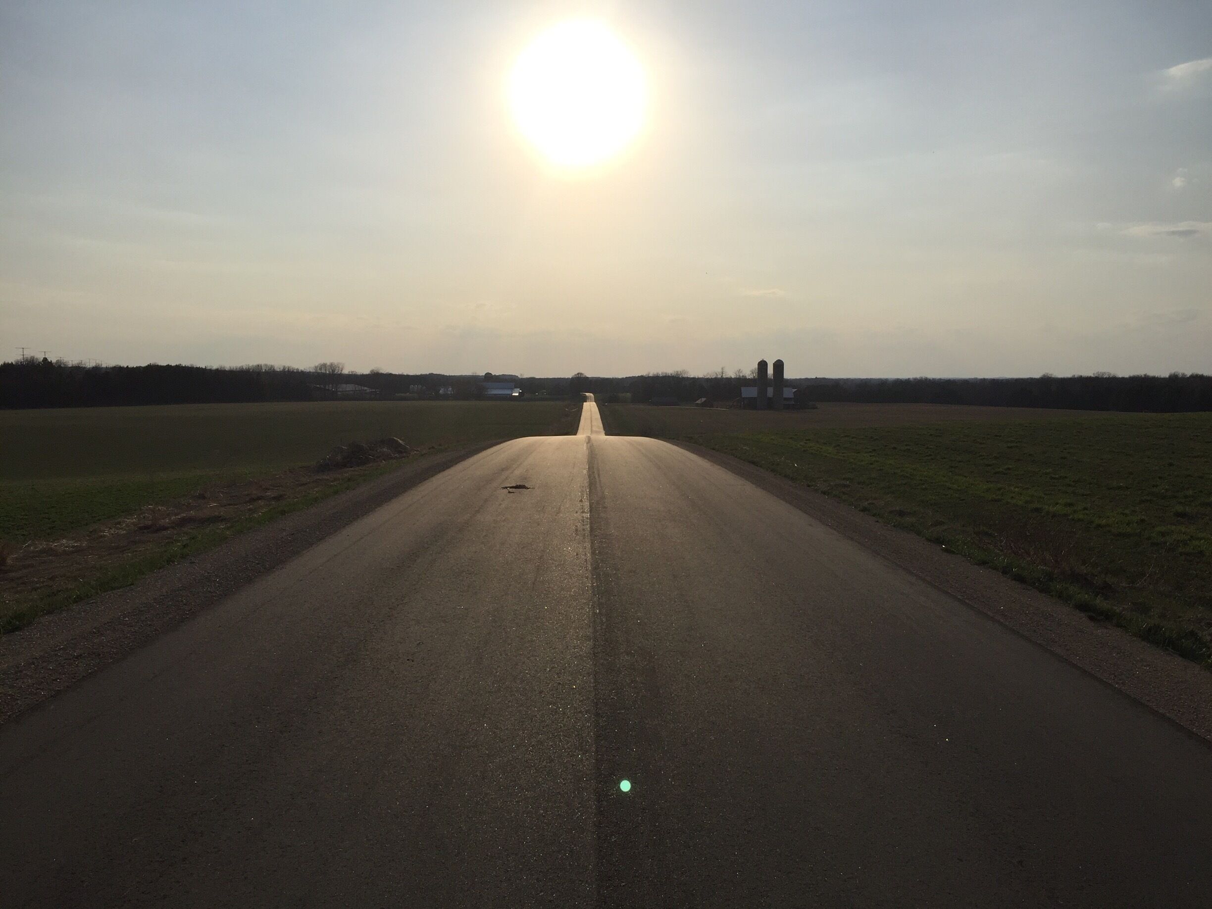 Country road near Cecil, Wisconsin 