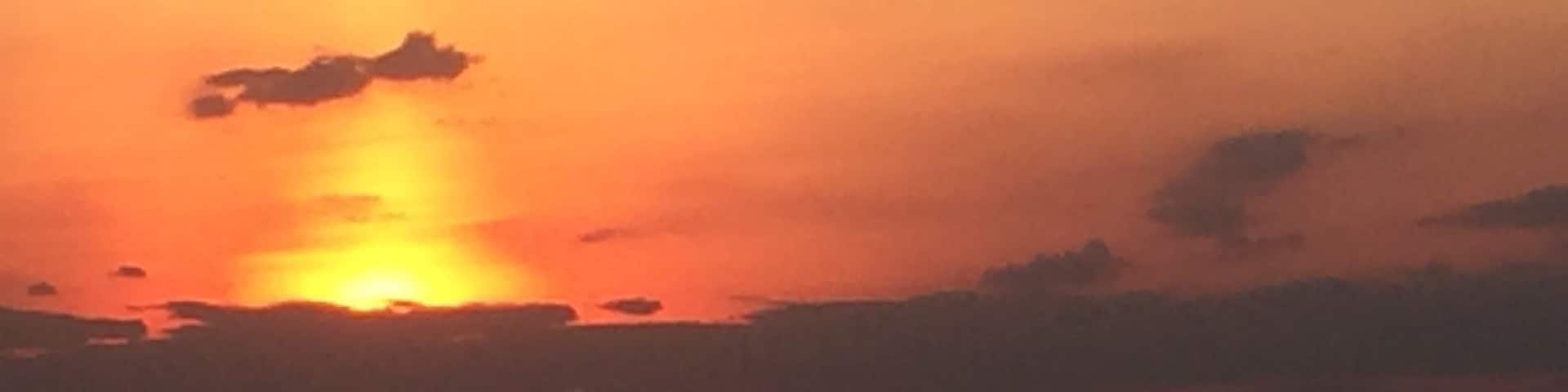 East shore of Green Bay, Wisconsin.