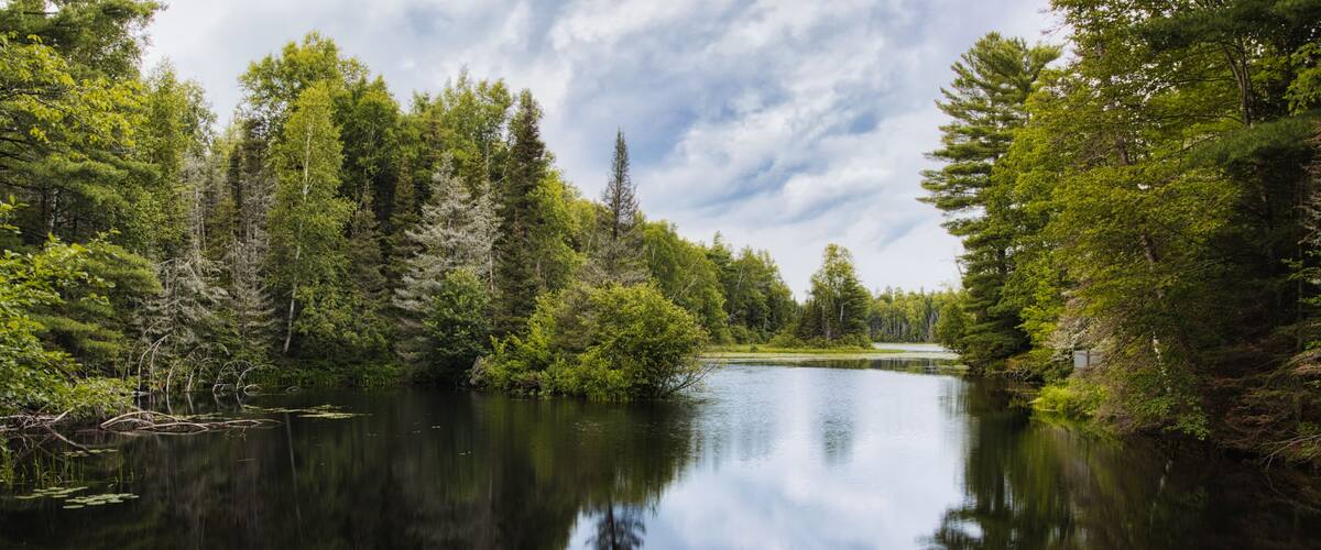 Shay Dam near Mercer, Wisconsin
