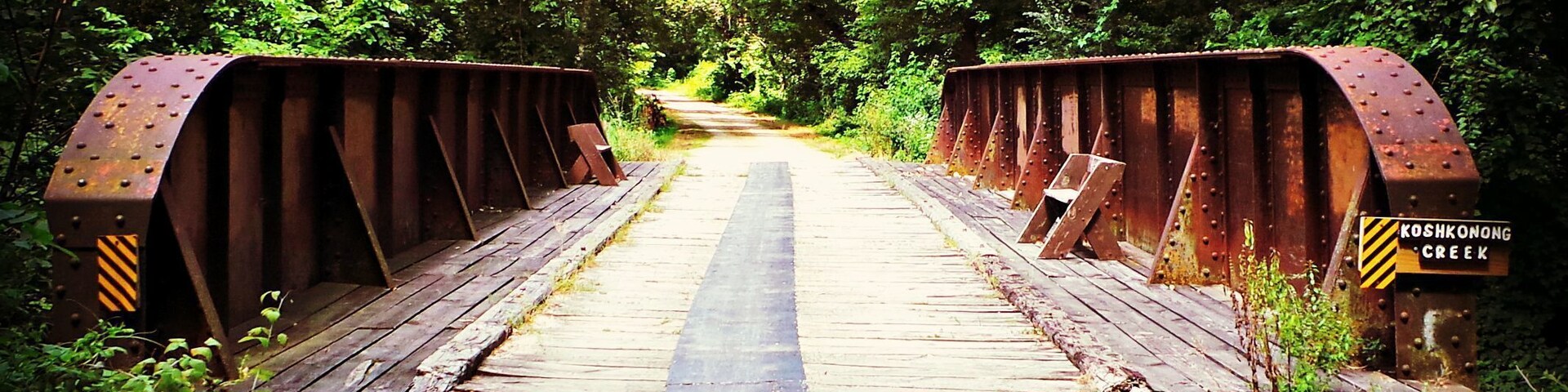 An Old Railroad bridge on the #GlacialDrumlinTrail so many amazing things to see. #Hiking & #Biking #WeekendGetAway Part of my South Central Wisconsin album on Facebook