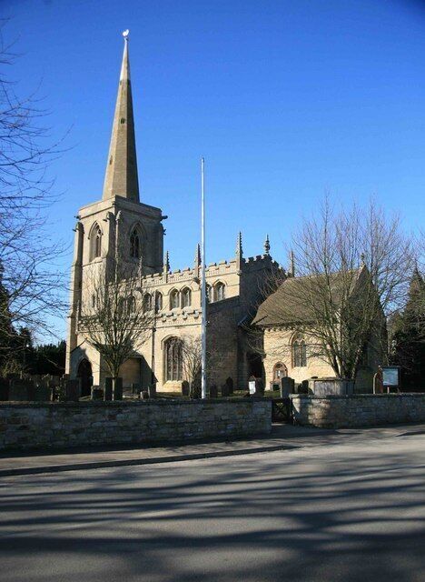 Ancaster Church As seen from the road alongside the church.