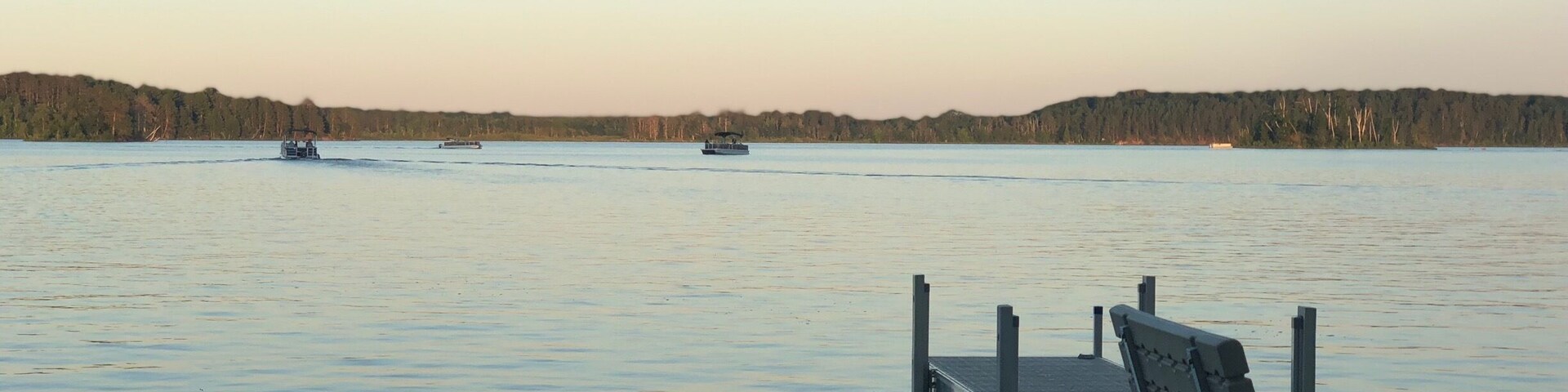 A drink with a view at this resort! If you’re not staying there, you’re still welcome at their little bar because the view of the flowage is worth seeing.