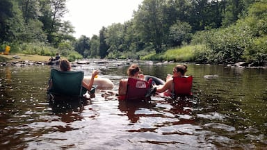 #adventure is sometimes just hanging with friends in the north woods. #wisconsin #southjumpriver #lazydaysofsummer #
