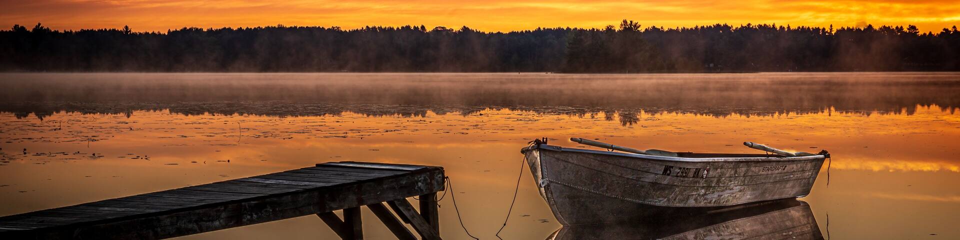 Sunrise on Summit Lake Wisconsin