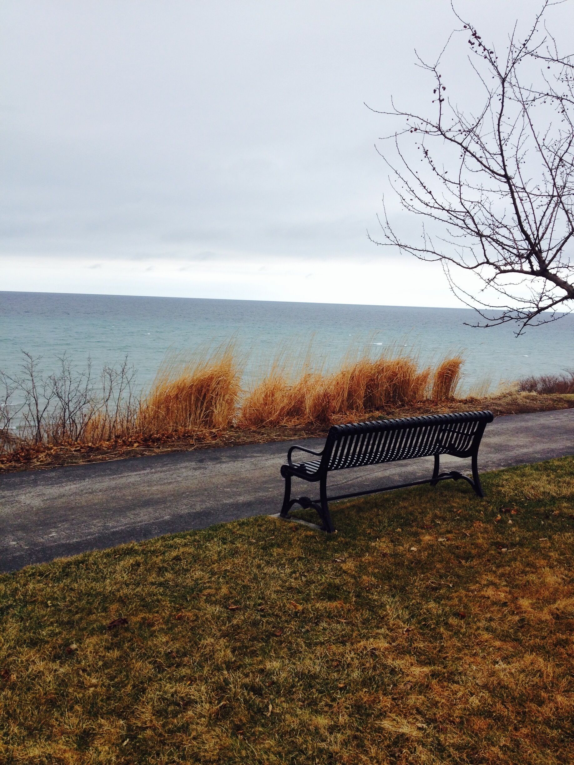 Early spring in Milwaukee , cold and windy . Lake Michigan is beautiful in every season.