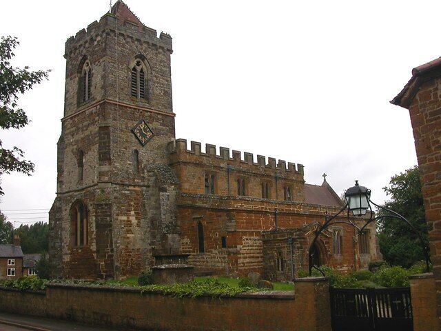 St Mary's parish church, Blakesley, Northamptonshire, seen from the southwest