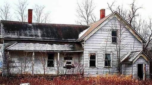 Abandoned House and Barn