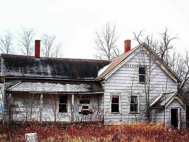 Abandoned House and Barn