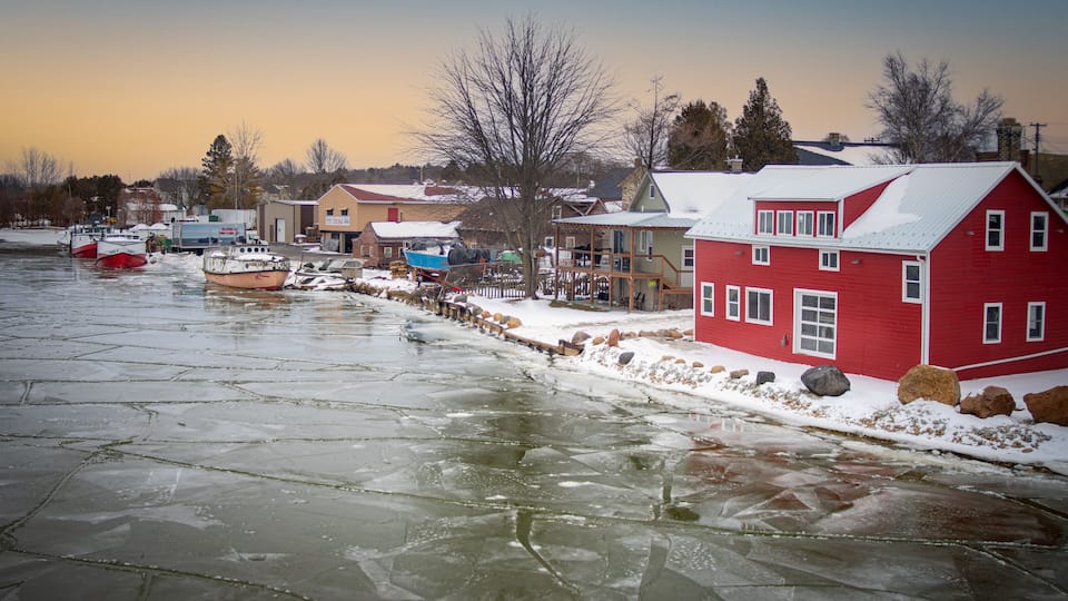 Winter along the East Twin River