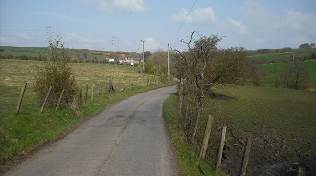 View to Gartness Farm On minor road from Chapelhall.