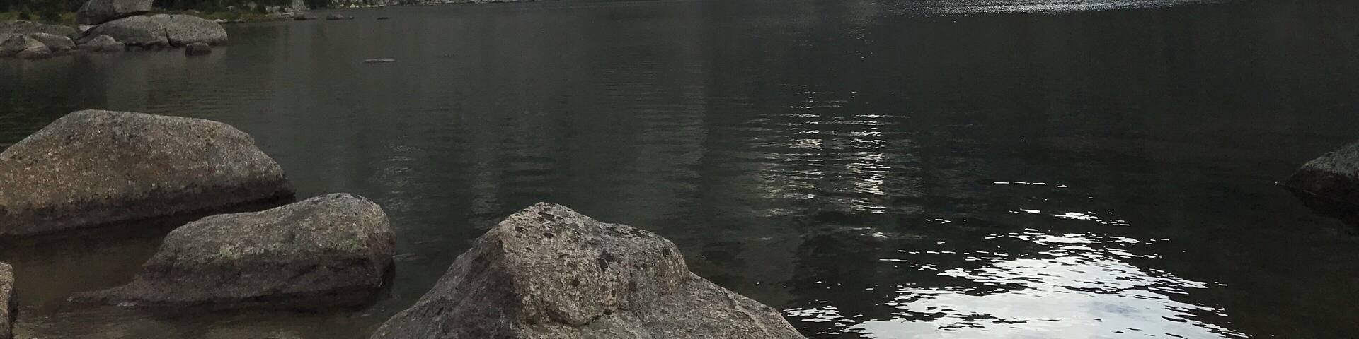 Late afternoon at Shadow Lake, on the way to the Cirque of the Towers. Wind River Range. #Adventure
