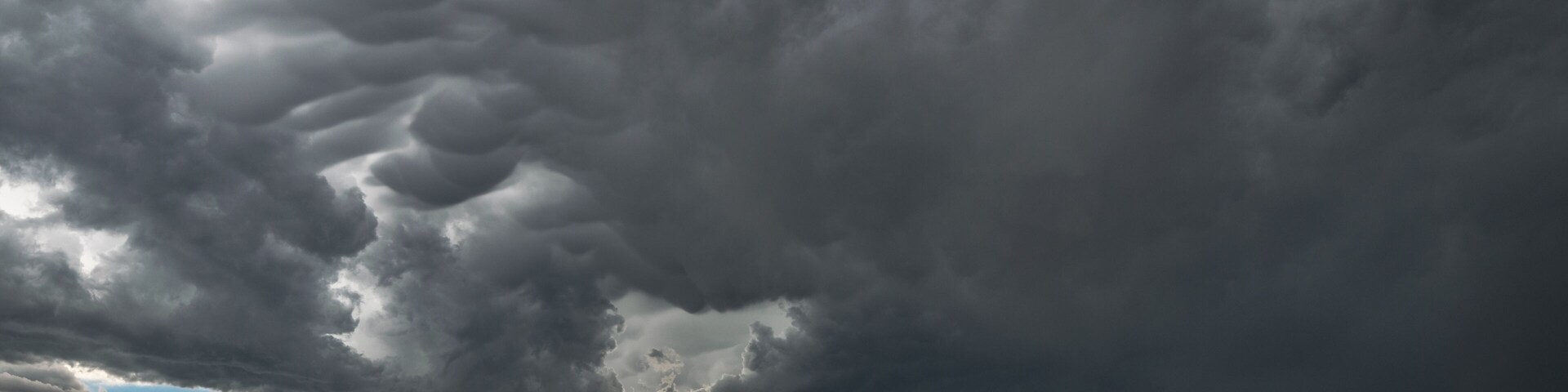 A severe thunderstorm moves over the high plains of eastern Wyoming, United States of America.