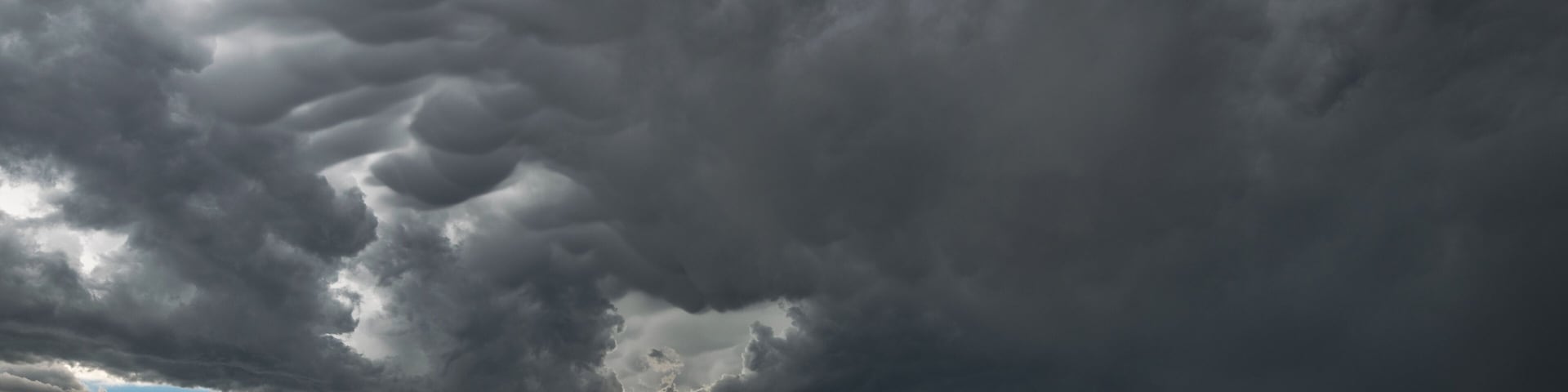 A severe thunderstorm moves over the high plains of eastern Wyoming, United States of America.