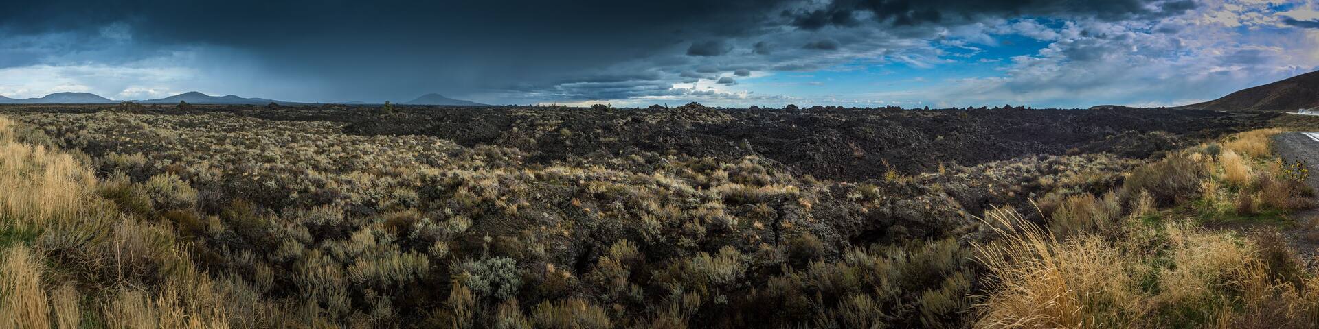 Big Cinder Butte Craters of the Moon Panorama