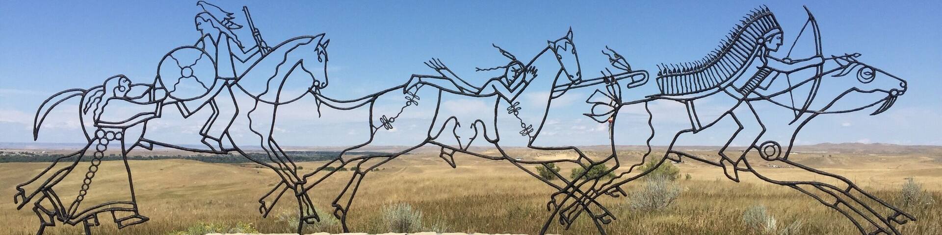 The Indian Memorial at the Battle of Little Bighorn