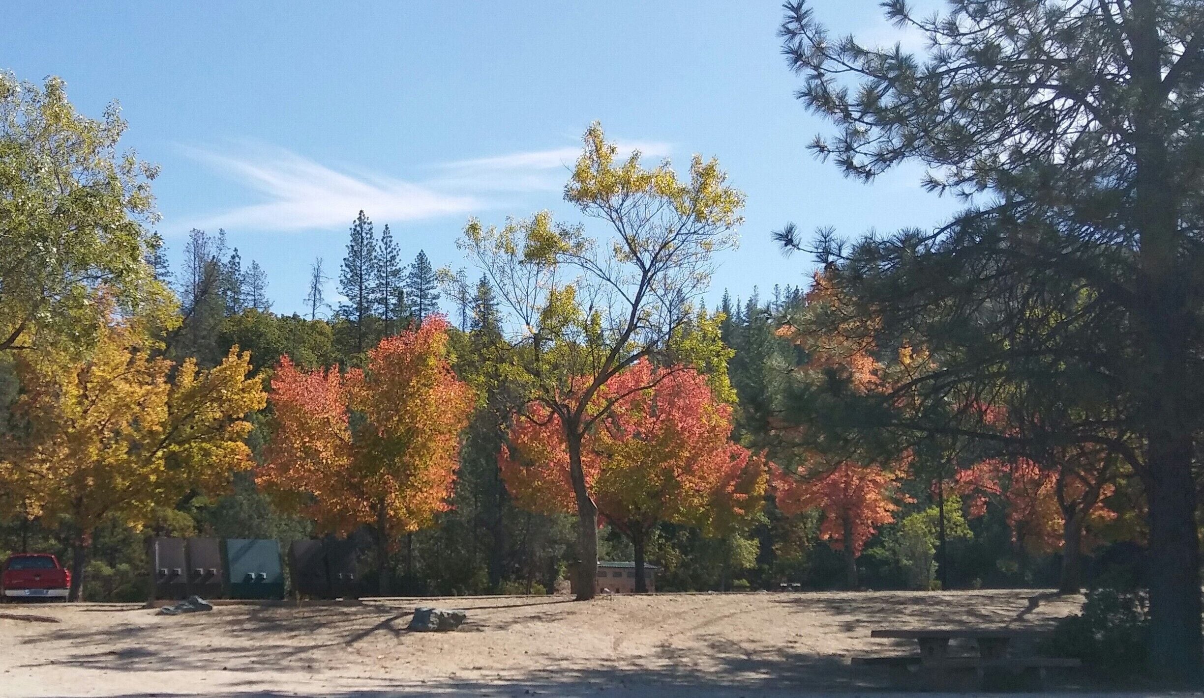 Beautiful October day at Whiskeytown, just a short drive from Redding.