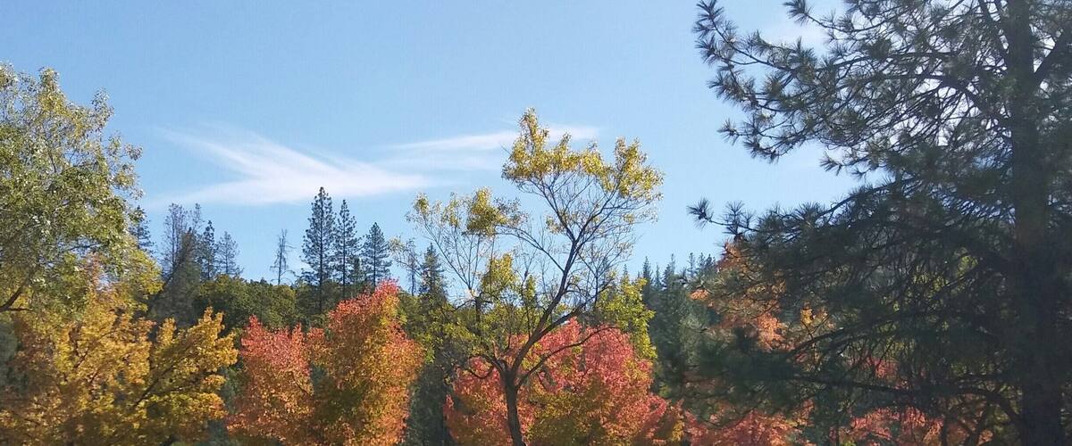 Beautiful October day at Whiskeytown, just a short drive from Redding.