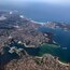 Flying into Sydney - The Spit & Chinamans & Balmoral Bch in the foreground. You can see the ferries going in&out of Manly - top. #sydney #aerialview #harbour #ferry #boats #wewhotravel #lifeatexpedia