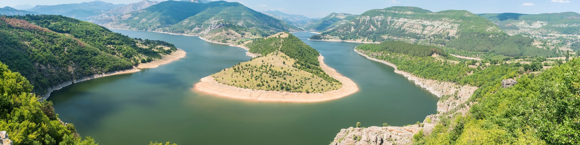 The Arda River is the largest Rhodope River. It originates from the Ardin peak. The river has the exceptionally beautiful curves(meanders) winding in huge rocky massifs and domes in the middle stream.