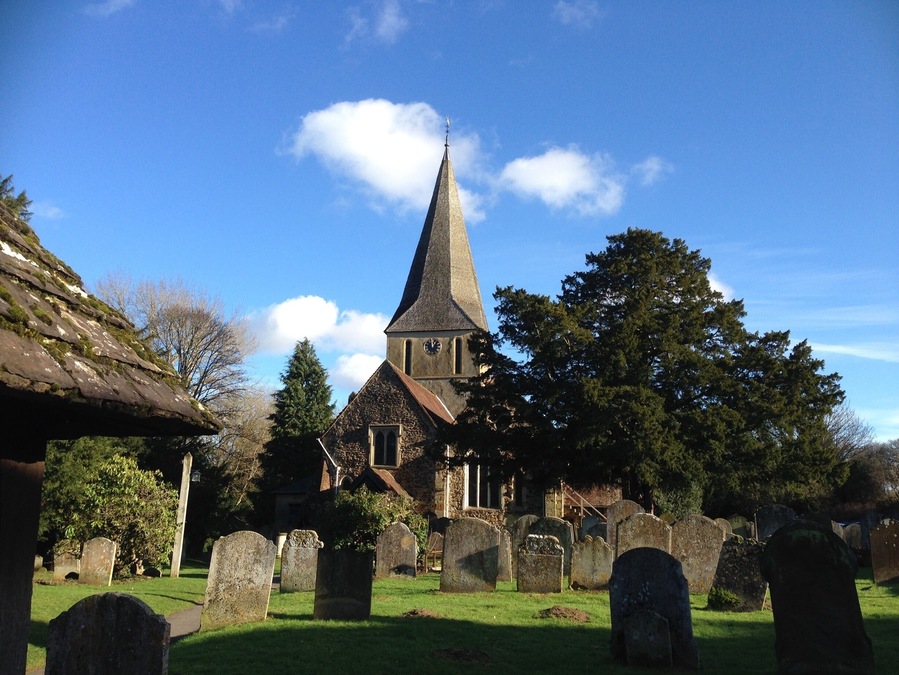 A tranquil Surrey Village.
