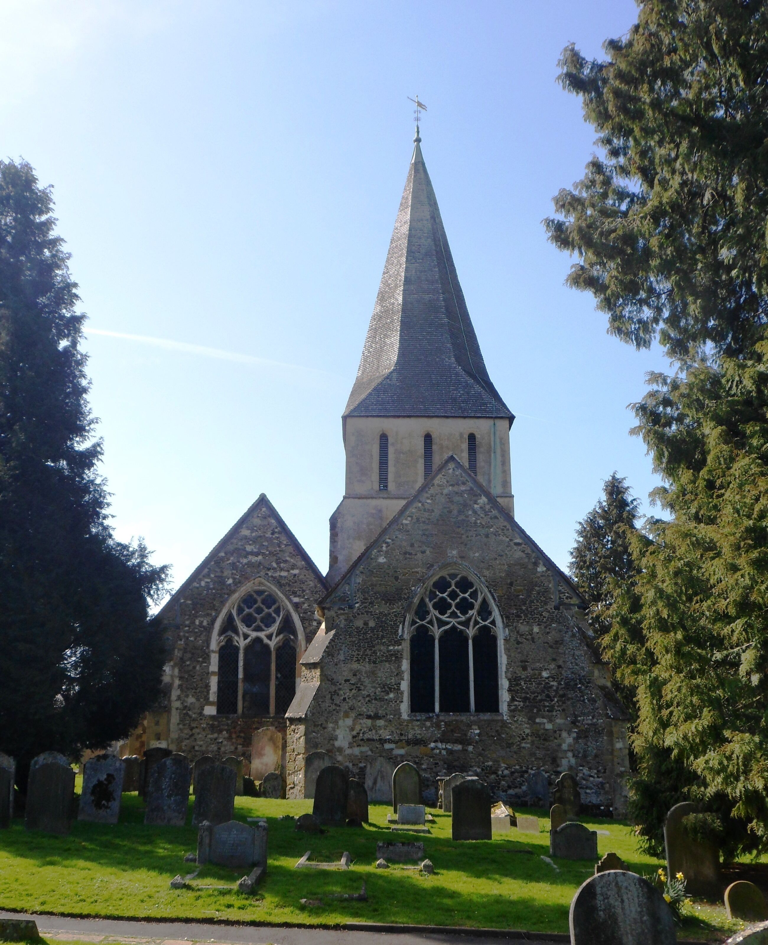 St James's Church, The Square, Shere, Borough of Guildford, Surrey, England.