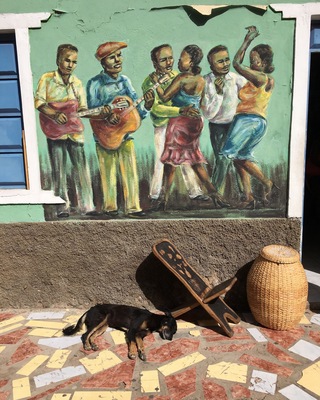 Illustration of Funana, a music style of Cabo Verde!