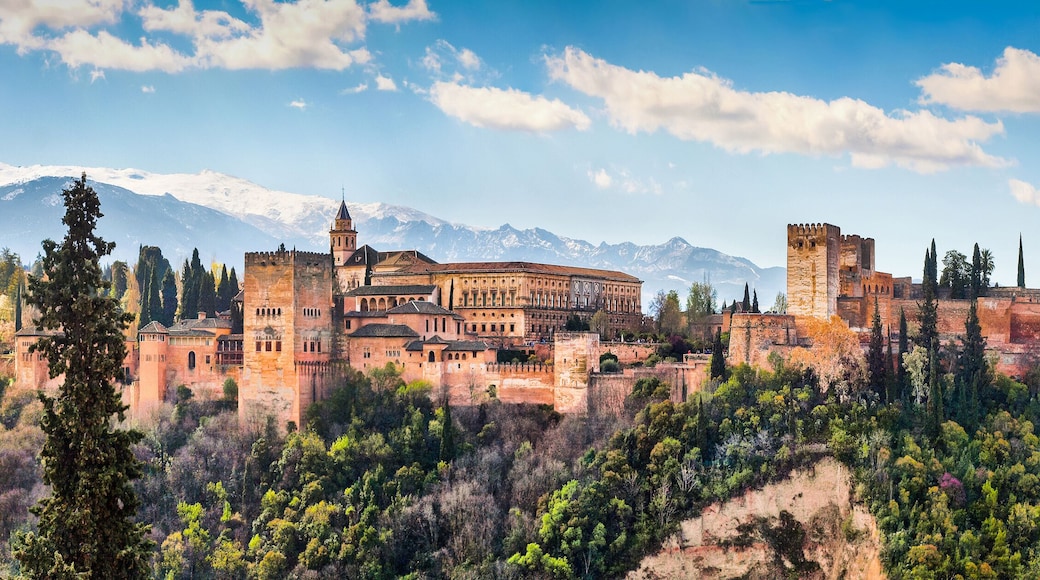 Famous Alhambra in Granada, Andalusia, Spain