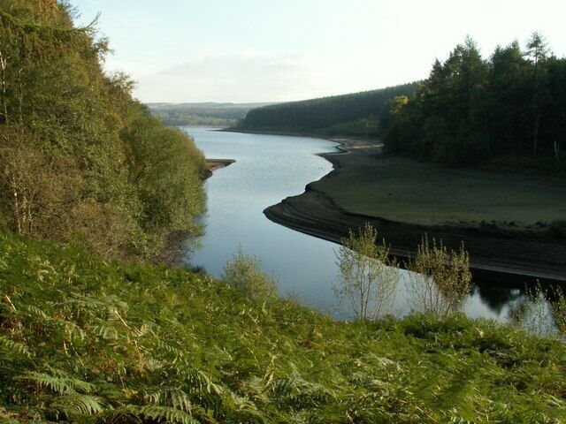 Langsett Reservoir From the west end tip.