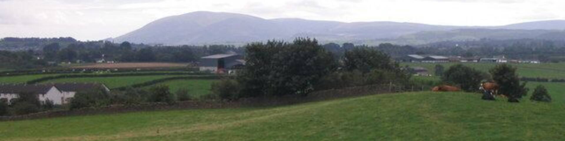 Locharbriggs Criffel in the distance.