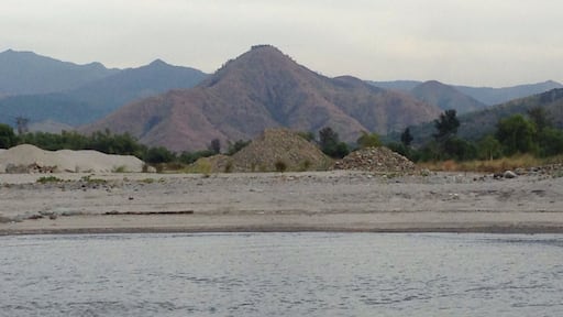 View from the west Philippine sea (South China Sea), this mountain is Locally known as Bantay Kruz, an easy hike where one find falls, rivers, and rainforest.