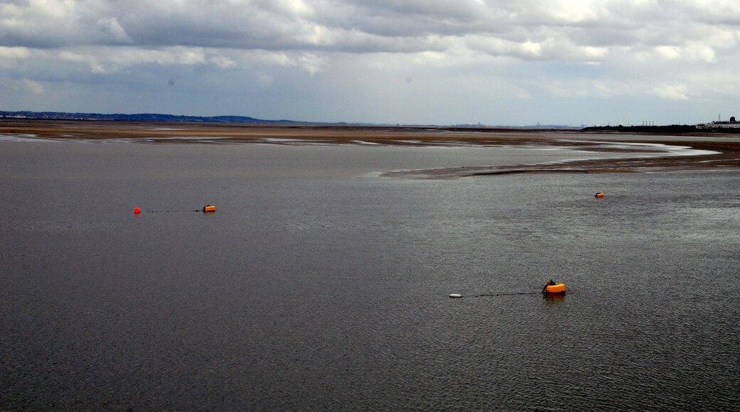 Sand Banks in the Dee Estuary from Mostyn Quay Sand Banks in the treacherous Dee Estuary taken from the north-eastern side of Mostyn Quay looking across to the Wirral