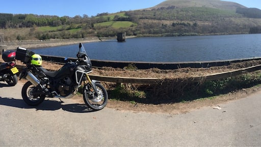 Lovely view along the Tal-y-bony reservoir