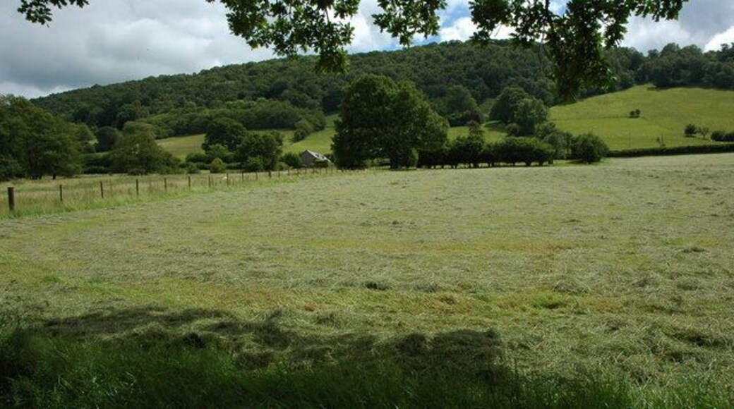 Hay making near Pencelli Hay making near Cornwell Farm, Pencelli.
